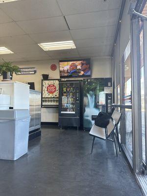 Vending machines and the soap center