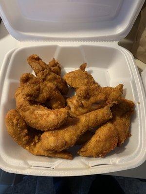 10 piece chicken tender meal (comes with two sides and rolls)