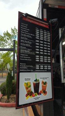 Coffee Menu