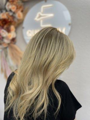 Hair blonde color