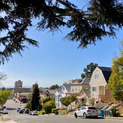 Virginia Street at Sutter Street.