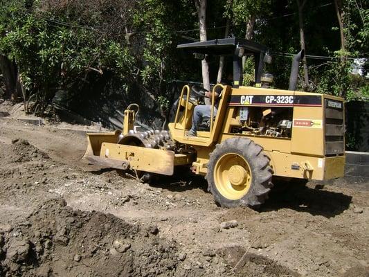 Backfill Behind Retaining Wall