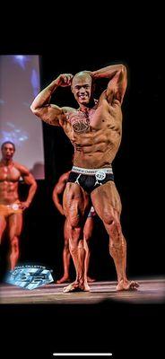 Wbff male muscle model