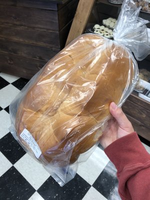 Perfect bread to bring home for dinner.