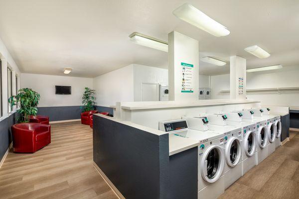 Laundry Room at Shadowridge Woodbend Apartments