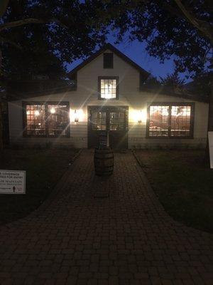 Outside The Stables at Canterbury Village.  The Ciderworks is located inside