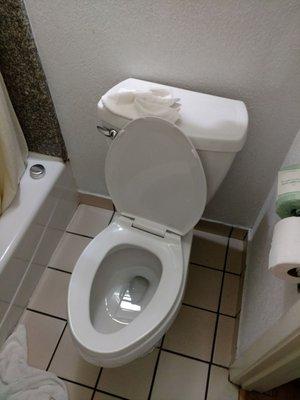 Canted toilet, bad contracting