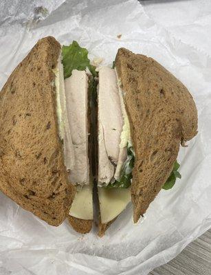 Junior Turkey Sandwich (almost too much for me)