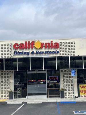 California Dinning & Barstools Store Front, Sunnyvale, CA.