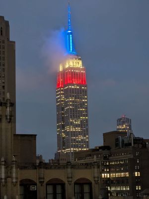 View from our room, the Empire State Building