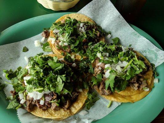 Lengua tacos.