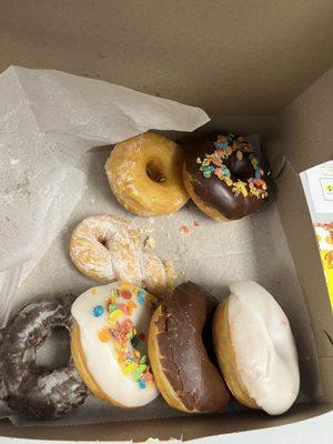 Delicious variety of fresh donuts!!