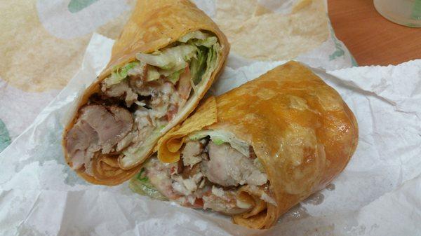 Chicken caesar wrap