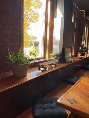 Indoor sitting area