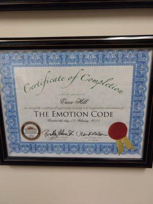 Certified Emotion Code Practioner