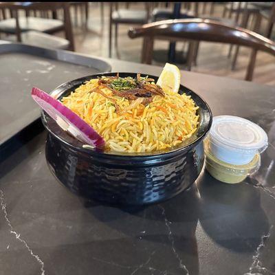 Hyderabadi Chicken Dum Biryani