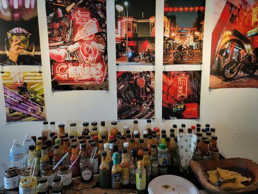 Hot Sauces and Artwork