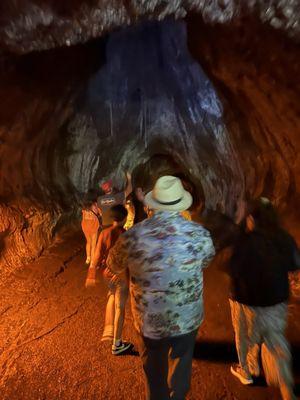 The volcano tube.