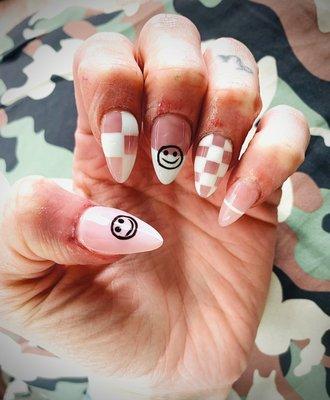 Acrylic nail design