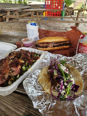 All of this for about $40! So much food! Absolutely amazing BBQ!!!