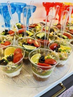 7 Layer Dip Cups