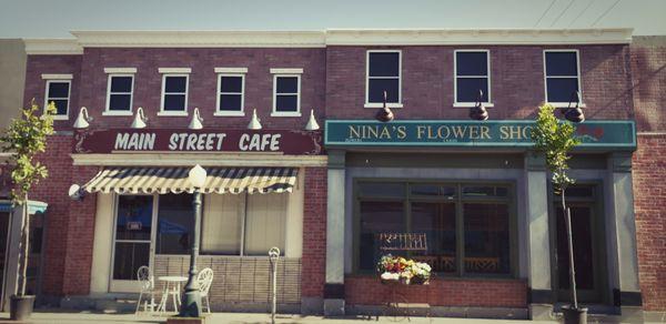 Silver Dream Factory Standing Street set Backlot West Building