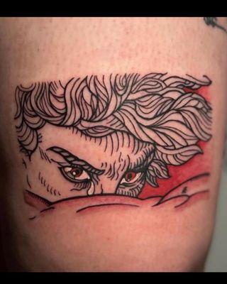 "Fallen Angel" tattoo by Dylan