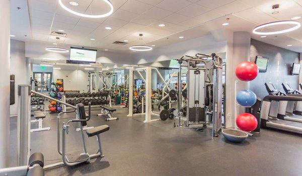 24-hour fitness center