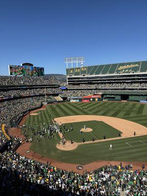 Last Oakland Athletics game ever RIP