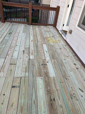 Deck project: after picture