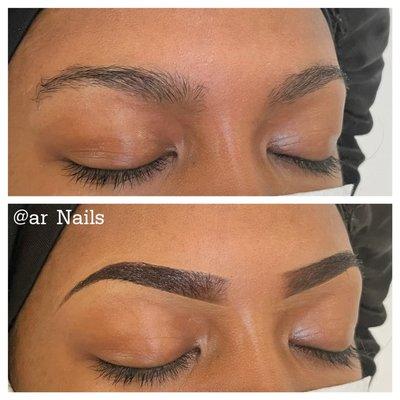 eyebrow tinting