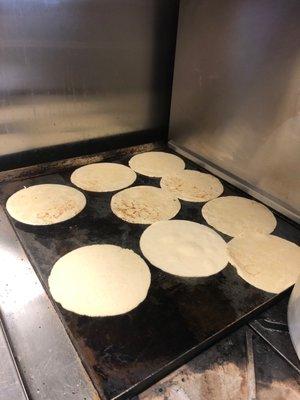 Tortillas hechas a mano