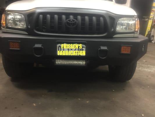 FRIESENS FABRICATIONS 2003 TOYOTA TACOMA CUSTOM FRONT BUMPER!!