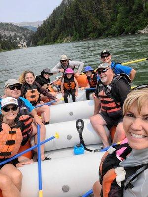 Old and young alike had the best (and exciting) ride down the Snake River!! You're an awesome guide, Luke!