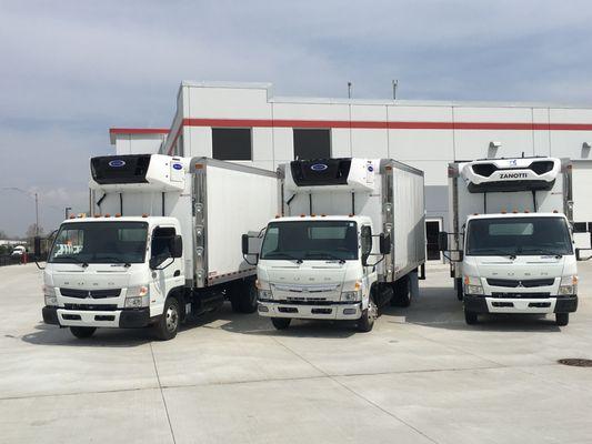 Many Mitsubishi Fuso trucks in our inventory