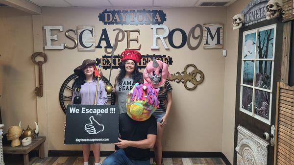 We ESCAPED!!!!!