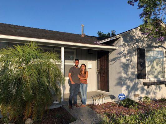 Congrats to Moses and Cristina on their closing of their first home. Thank you for choosing me as your realtor  6/13/19