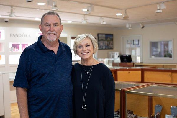 Oz and Brenda Hefner have owned and run Oz's Jewelers for 37 years.