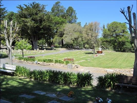 All Saints Botanical Garden at Cypress Hill Memorial Park.