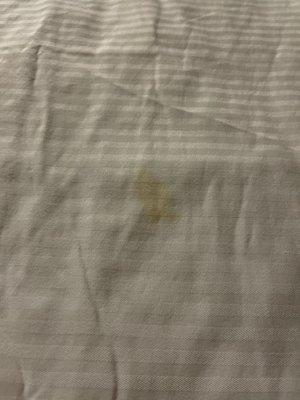 Stain on sheets