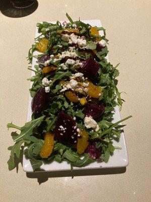 Organic Beet and Goat Cheese Salad