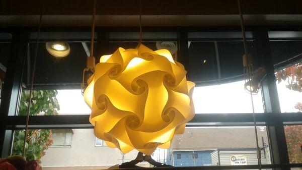 Cool awesome light fixture. And yes it's for sale