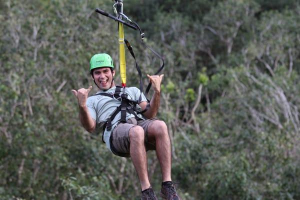 Kualoa Zipline ...7 lines, 2 suspension bridges, 5 trails, 1 amazing valley!