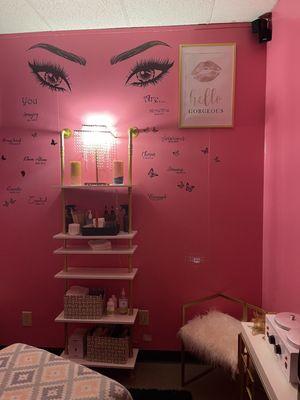 Lash room