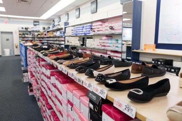 Dress Shoe Section of Store