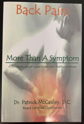 Dr. McCauley's first book:
 BackPain: More Than A Symptom