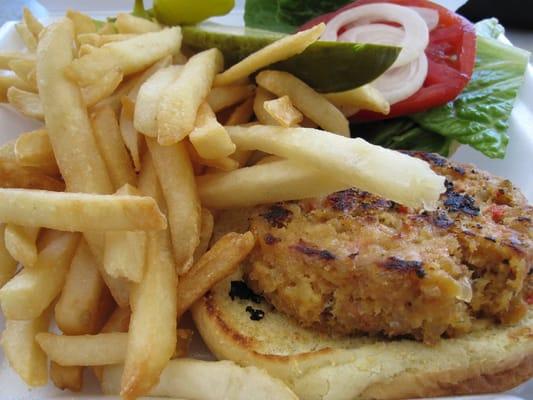 Gator Burger, 3rd Street Café, Naples, Florida, May 2010.