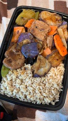 Eggplant with Soy Chicken