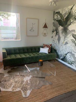 Cozy lounge for our clients!