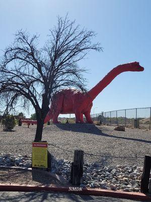 Large Red Dinosaur